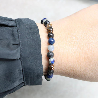MYSTIC ANDES | Natuursteen armband mix | 6mm | Normal Fit