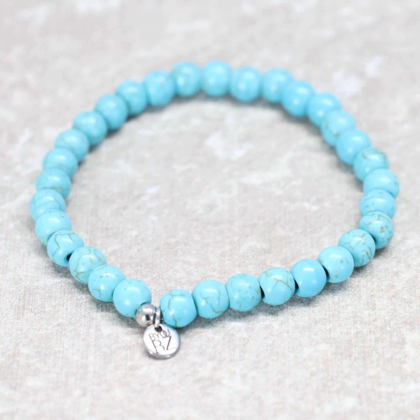 CLASSIC TURKOOIS | Howliet armband | 6mm | Normal Fit