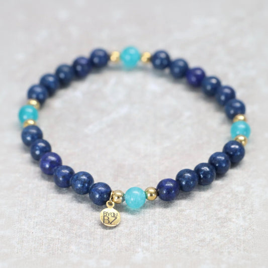 JOY GEM CAPRI | Lapis lazuli armband | 6mm | Normal Fit