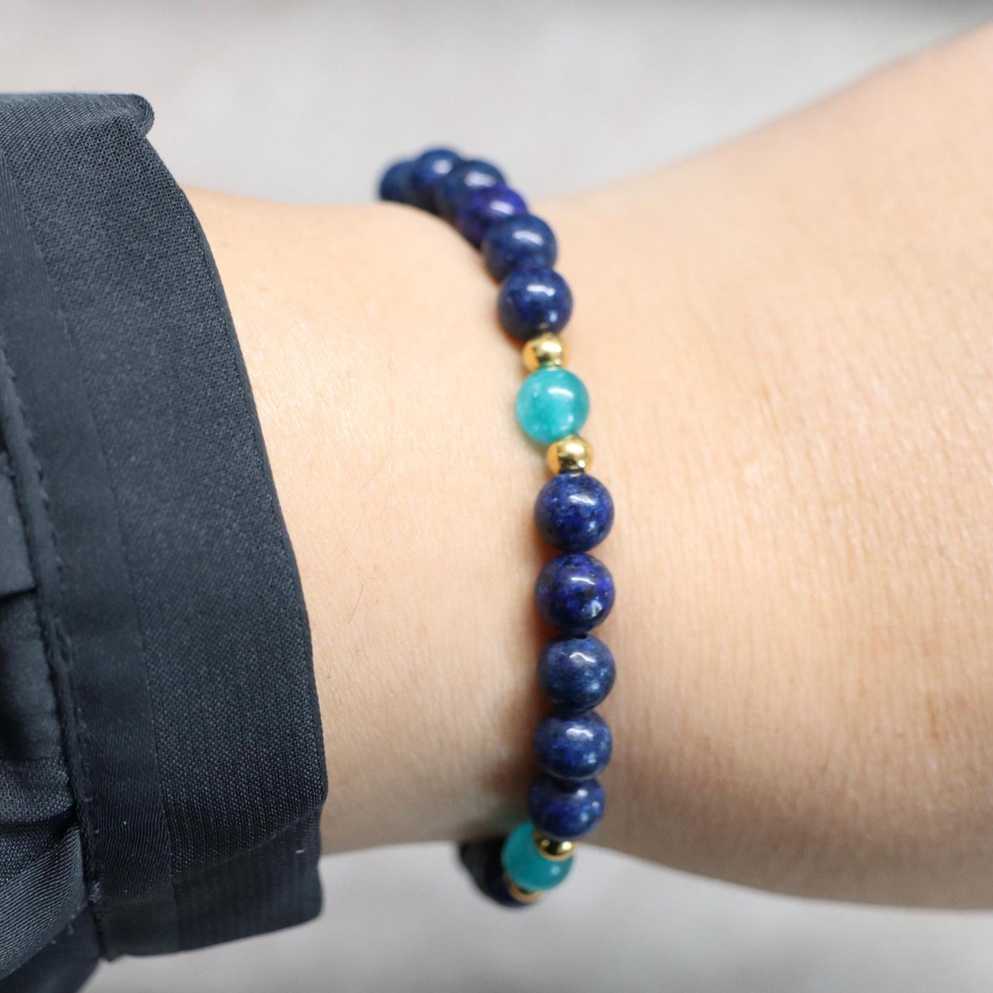 JOY GEM CAPRI | Lapis lazuli armband | 6mm | Normal Fit