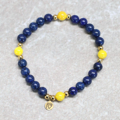 JOY GEM CAPRI | Lapis lazuli armband | 6mm | Normal Fit