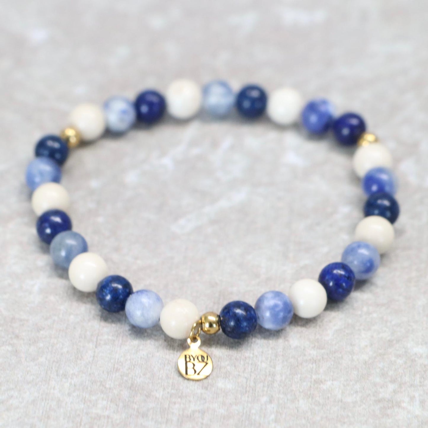 POLAR LIGHTS | Natuursteen armband mix | 6mm | Normal Fit