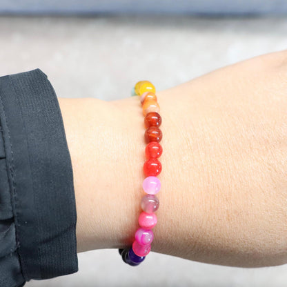 SOUL SPECTRUM | Natuursteen armband mix | 6mm | Normal Fit