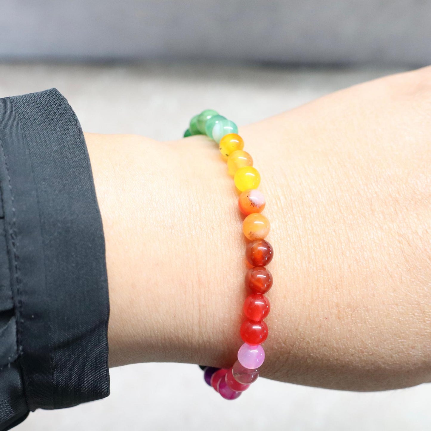 SOUL SPECTRUM | Natuursteen armband mix | 6mm | Normal Fit