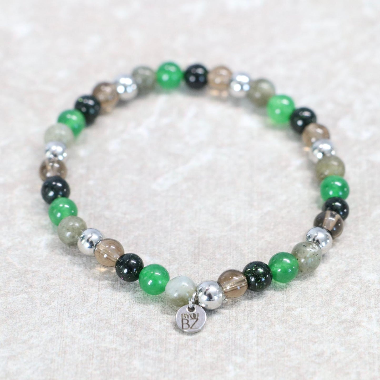 MYSTIC HIGHLANDS | Natuursteen armband mix | 6mm | Normal Fit