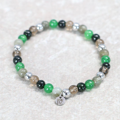 MYSTIC HIGHLANDS | Natuursteen armband mix | 6mm | Normal Fit