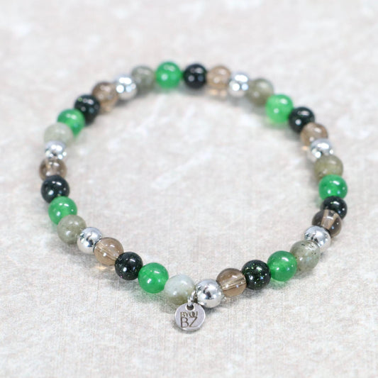 MYSTIC HIGHLANDS | Natuursteen armband mix | 6mm | Normal Fit