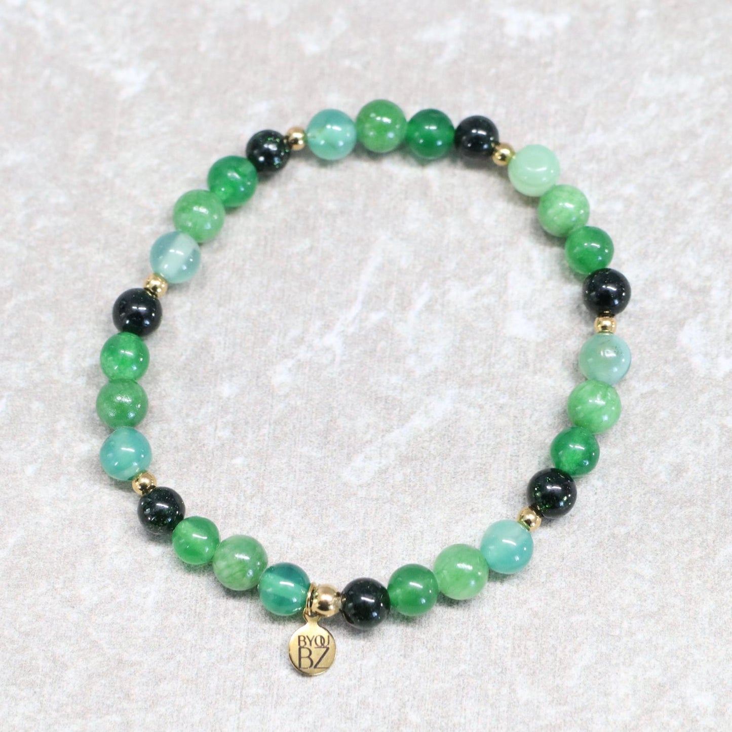 MYSTIC JAVA | Natuursteen armband mix | 6mm | Normal Fit