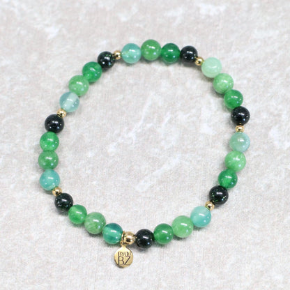 MYSTIC JAVA | Natuursteen armband mix | 6mm | Normal Fit