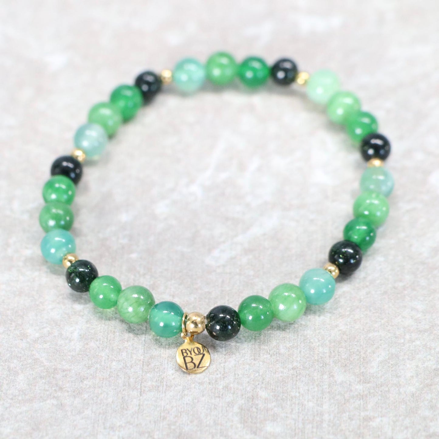 MYSTIC JAVA | Natuursteen armband mix | 6mm | Normal Fit