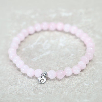 CLASSIC ROZENKWARTS | Rozenkwarts armband | 6mm | Normal Fit