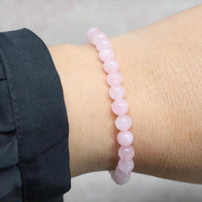 CLASSIC ROZENKWARTS | Rozenkwarts armband | 6mm | Normal Fit