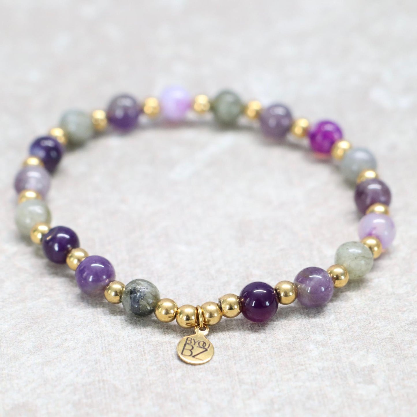 SOUL GEM KYOTO | Natuursteen armband mix | 6mm | Normal Fit