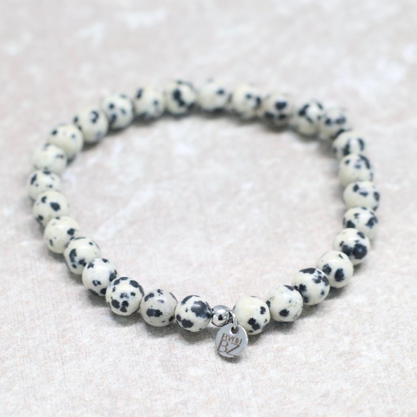 CLASSIC DALMATIER JASPIS | Dalmatier jaspis armband | 6mm | Normal Fit