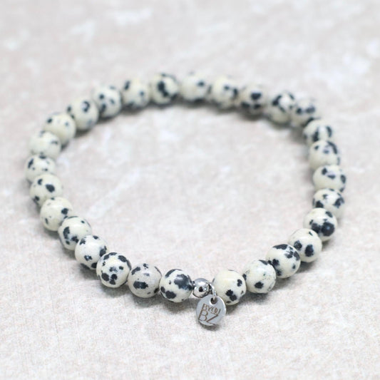 CLASSIC DALMATIER JASPIS | Dalmatier jaspis armband | 6mm | Normal Fit