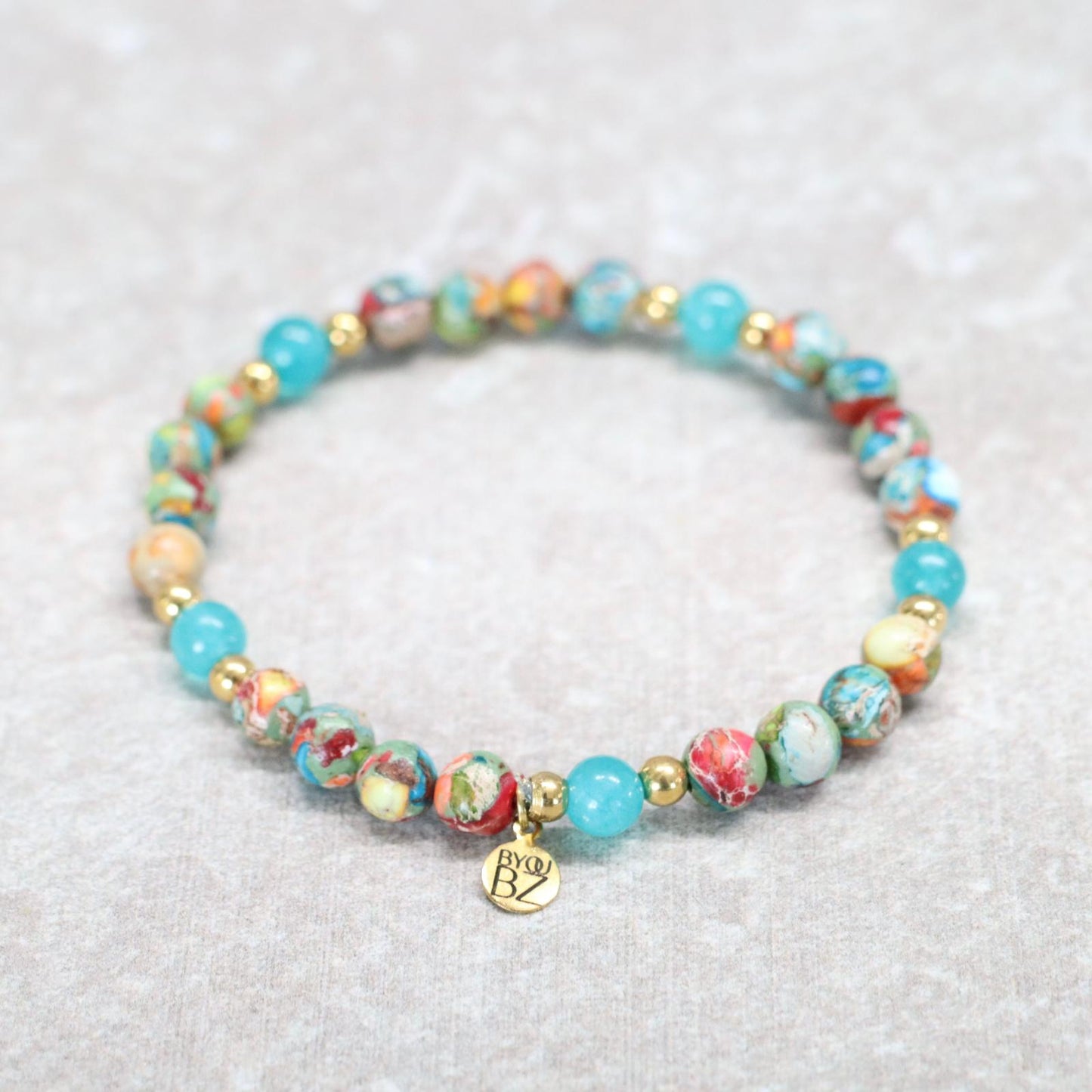 CARNAVAL CARTAGENA | Jaspis armband | 6mm | Normal Fit