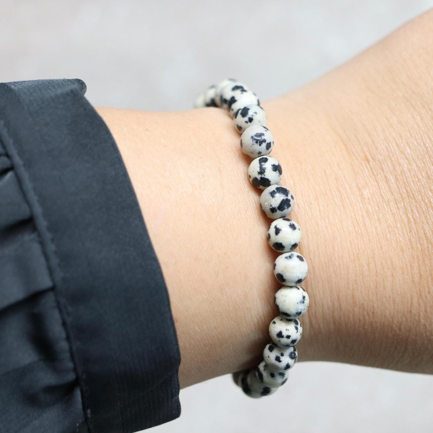 CLASSIC DALMATIER JASPIS | Dalmatier jaspis armband | 6mm | Normal Fit