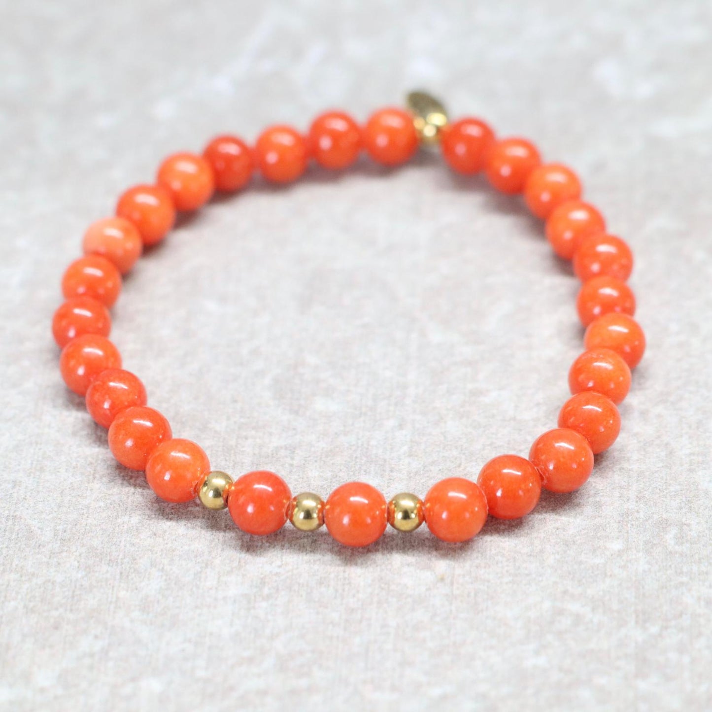 ZON VAN ZEELAND | Chalcedoon armband | 6mm | Normal Fit