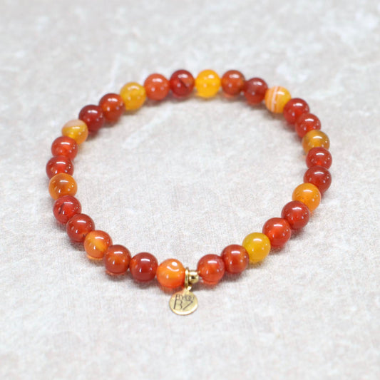 BOLD VIVID MARRAKECH | Carneool armband | 6mm | Normal Fit