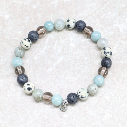 NATURAL ATLAS | Natuursteen armband mix | 8mm | Relaxed Fit