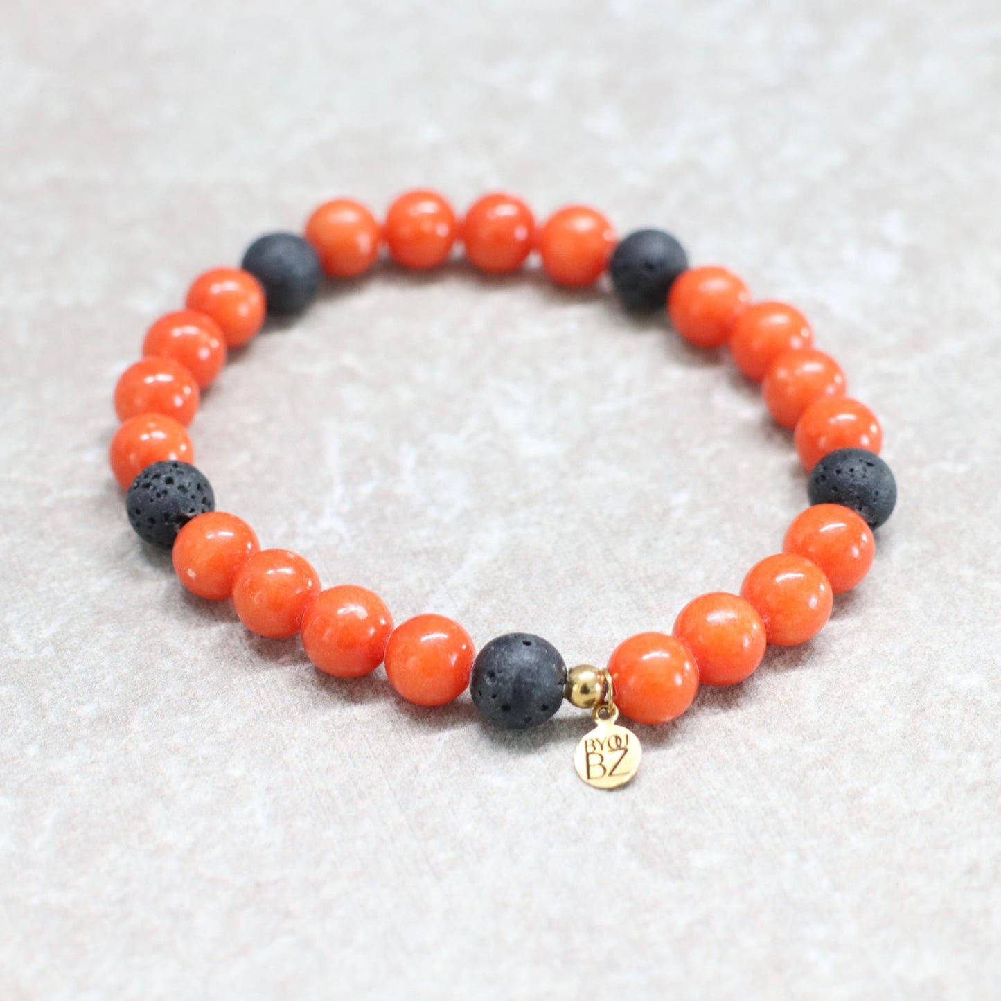 EL TEIDE | Natuursteen armband mix | 8mm | Relaxed Fit