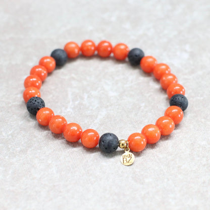 EL TEIDE | Natuursteen armband mix | 8mm | Relaxed Fit