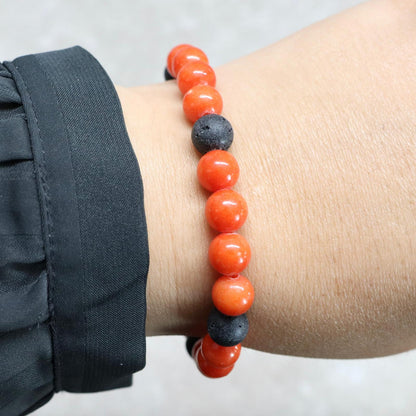 EL TEIDE | Natuursteen armband mix | 8mm | Relaxed Fit