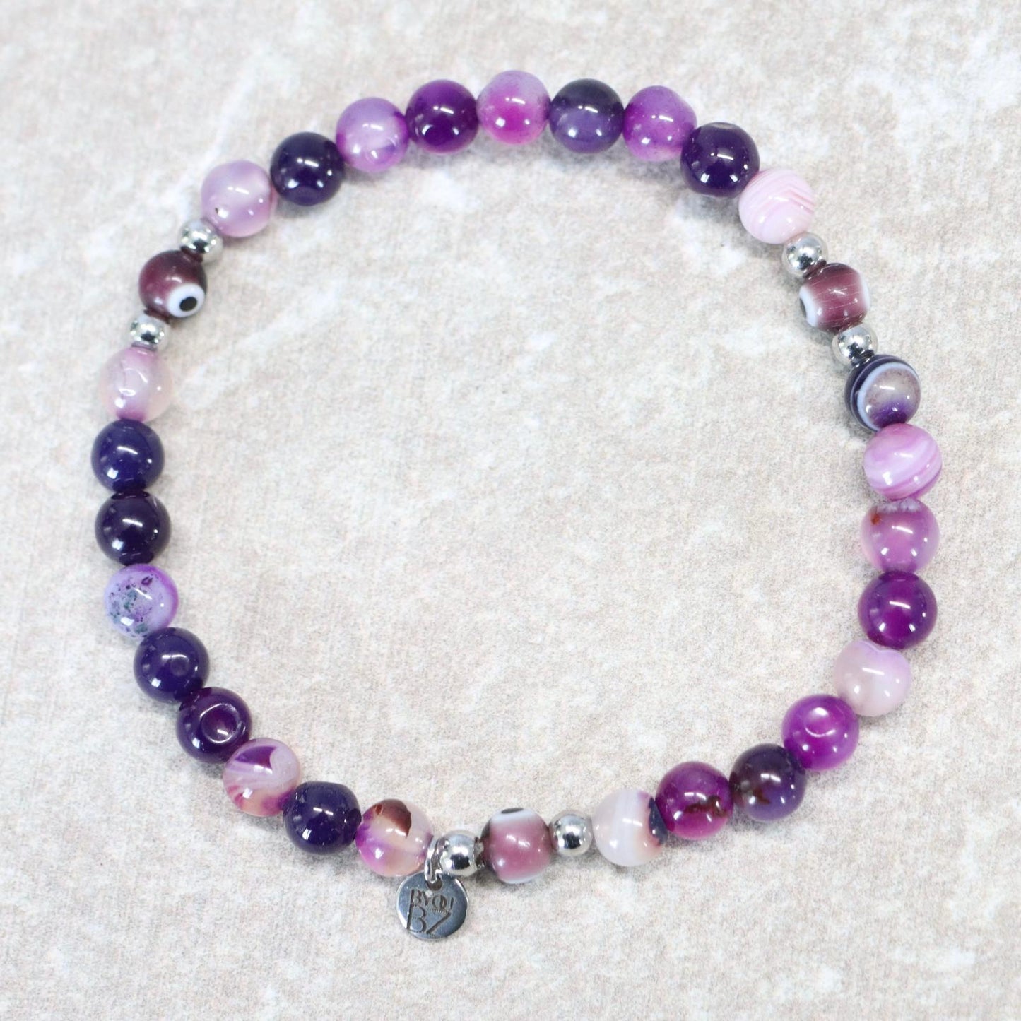 MEDITERRANEAN CHARM | Natuursteen armband mix | 6mm | Relaxed Fit