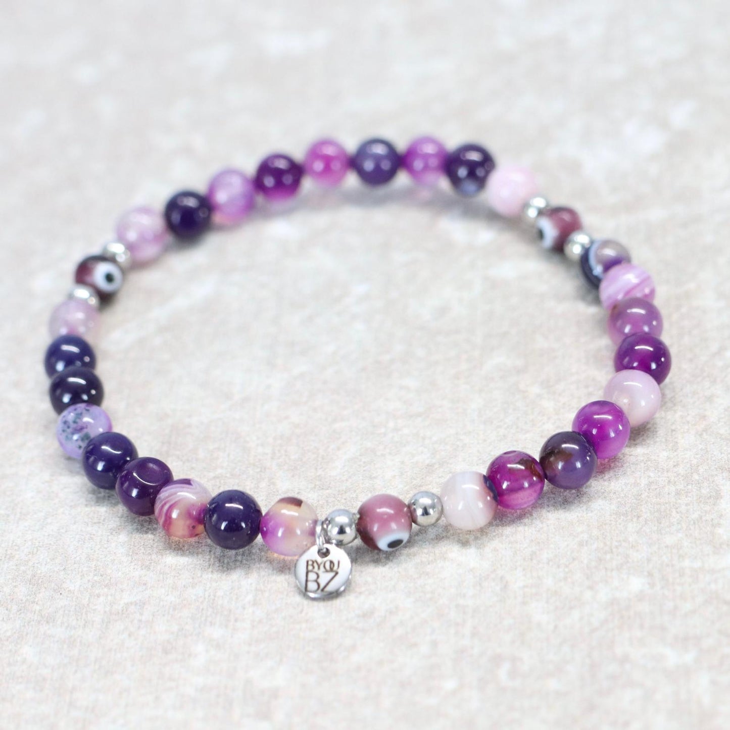 MEDITERRANEAN CHARM | Natuursteen armband mix | 6mm | Relaxed Fit