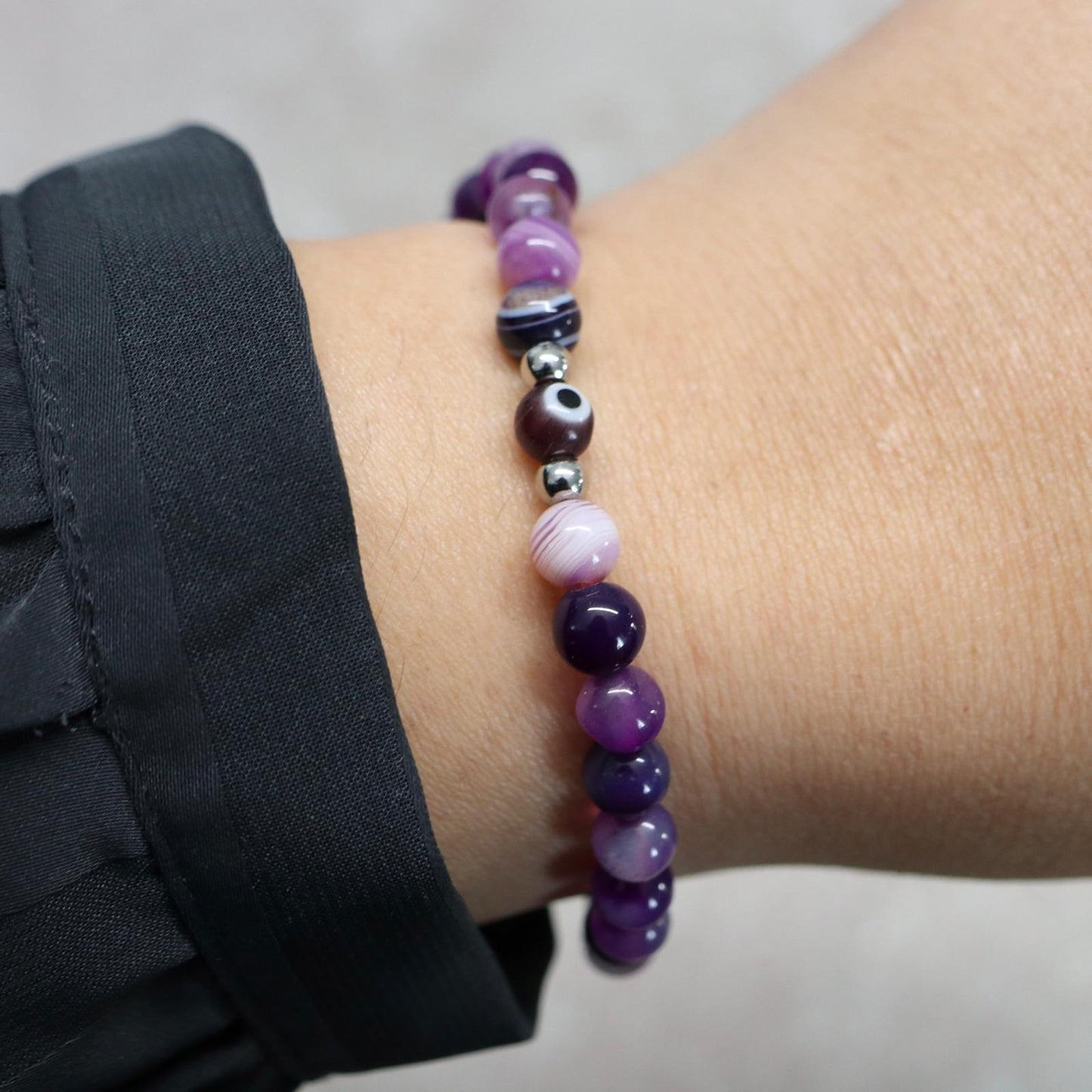 MEDITERRANEAN CHARM | Natuursteen armband mix | 6mm | Relaxed Fit