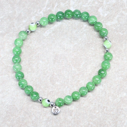 MEDITERRANEAN CHARM | Natuursteen armband mix | 6mm | Relaxed Fit