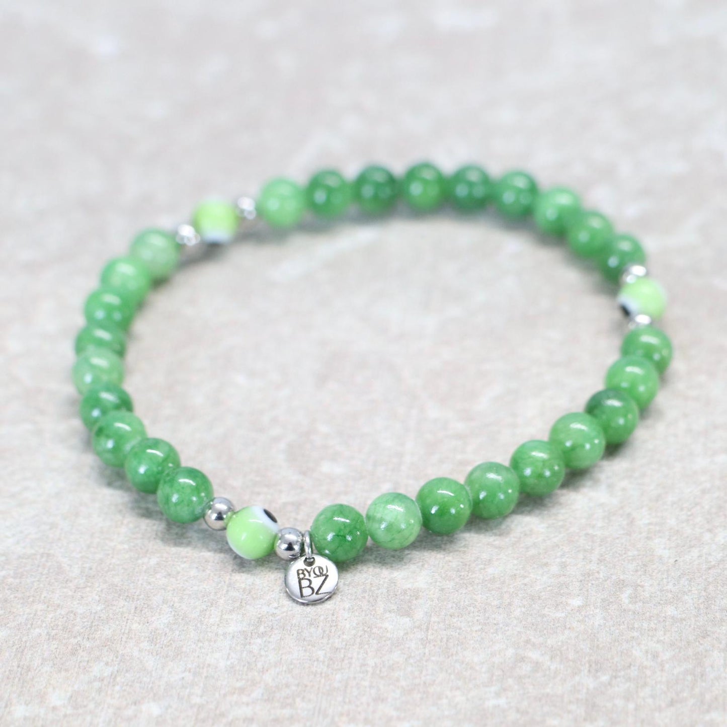 MEDITERRANEAN CHARM | Natuursteen armband mix | 6mm | Relaxed Fit