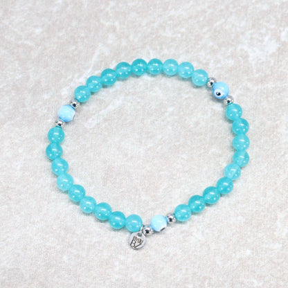 MEDITERRANEAN CHARM | Natuursteen armband mix | 6mm | Relaxed Fit