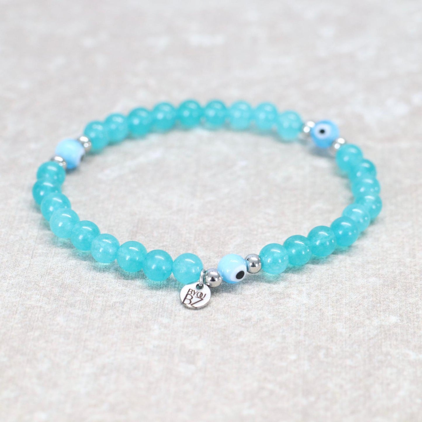 MEDITERRANEAN CHARM | Natuursteen armband mix | 6mm | Relaxed Fit