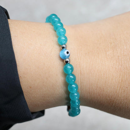 MEDITERRANEAN CHARM | Natuursteen armband mix | 6mm | Relaxed Fit