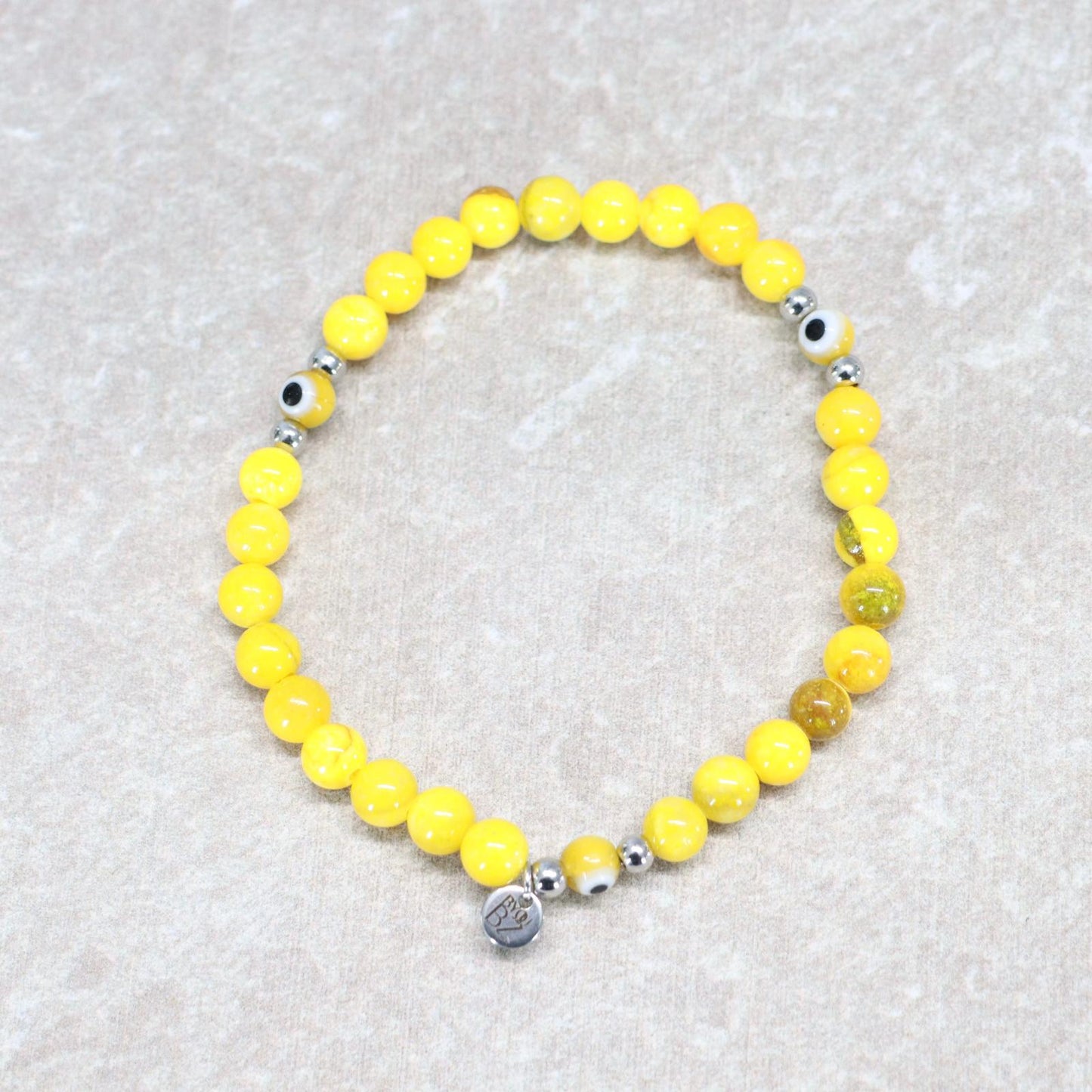 MEDITERRANEAN CHARM | Natuursteen armband mix | 6mm | Relaxed Fit