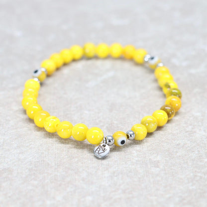 MEDITERRANEAN CHARM | Natuursteen armband mix | 6mm | Relaxed Fit