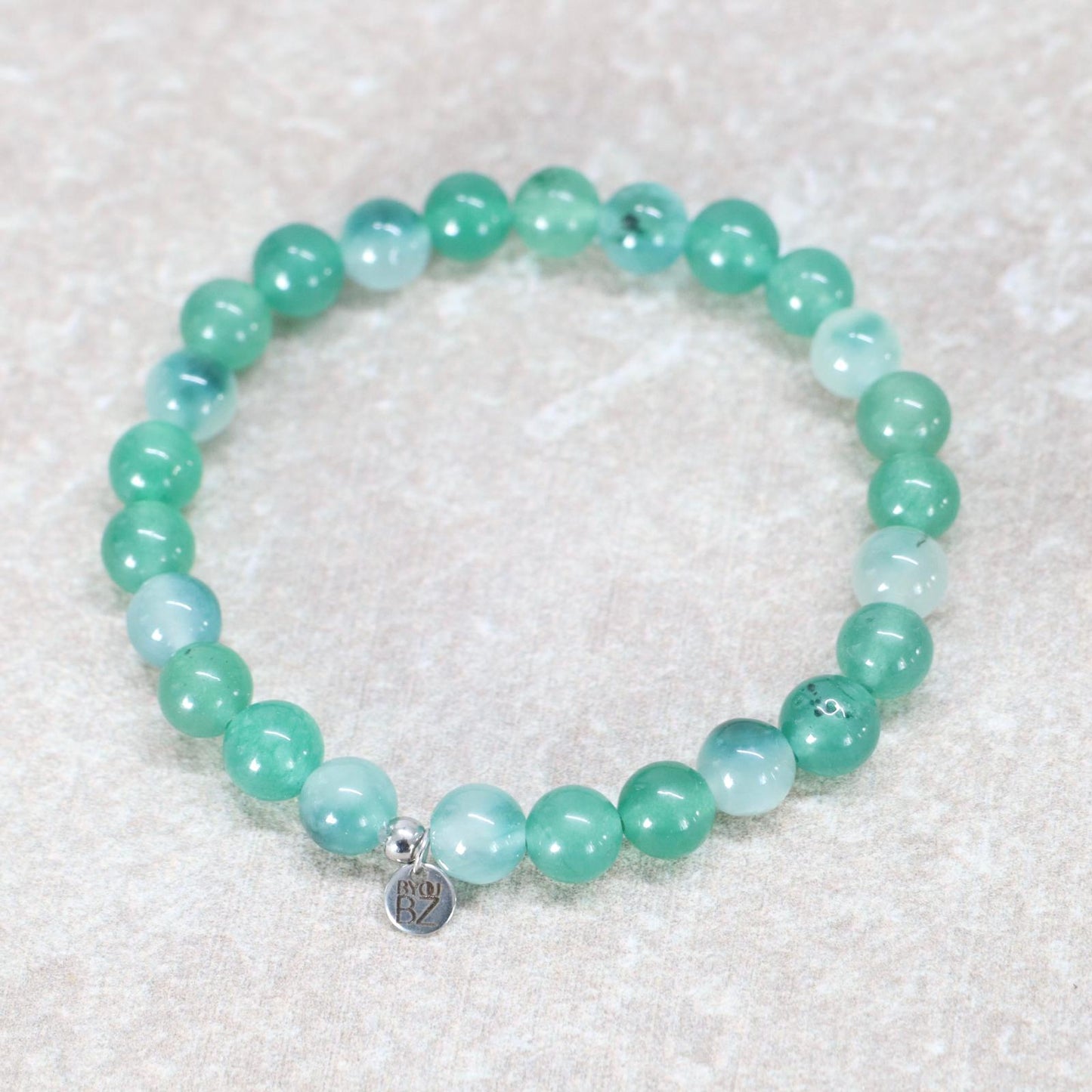 SLOW TULUM | kwarts en agaat armband | 8mm | Relaxed Fit