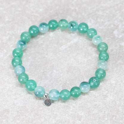 SLOW TULUM | kwarts en agaat armband | 8mm | Relaxed Fit