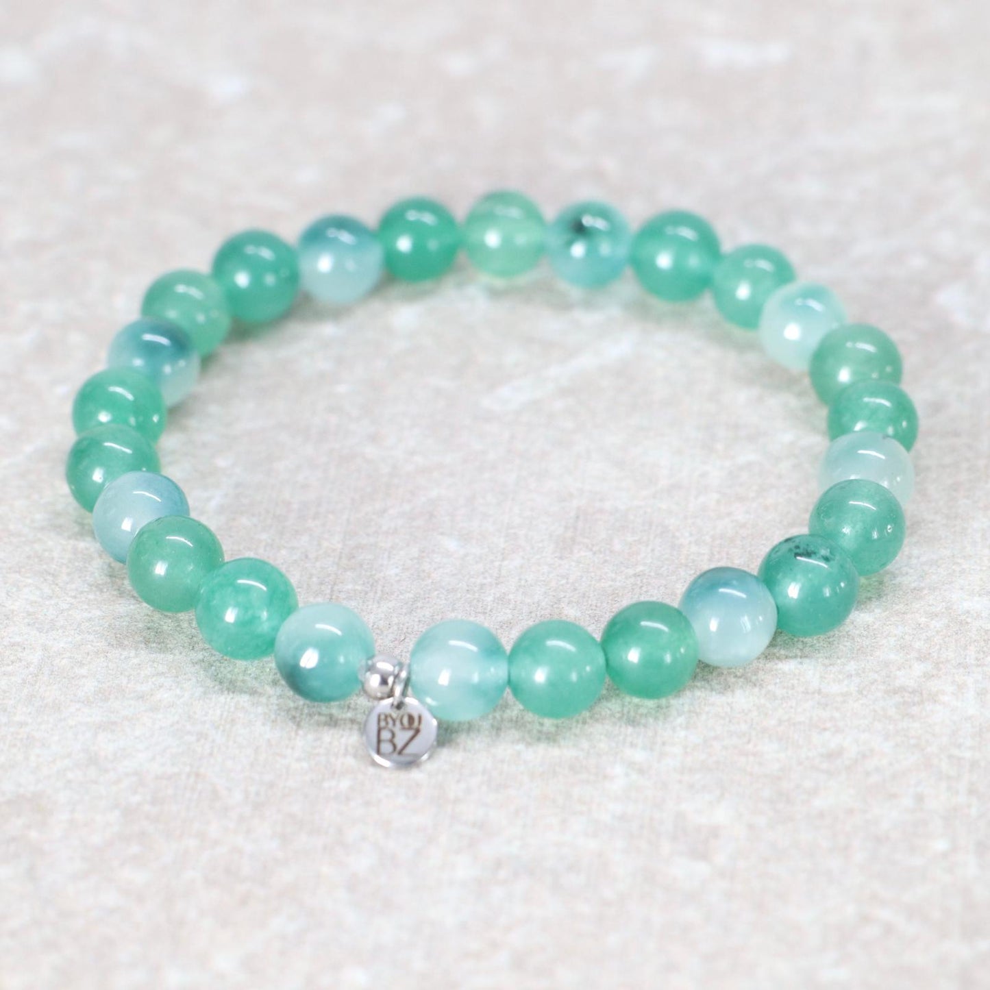 SLOW TULUM | kwarts en agaat armband | 8mm | Relaxed Fit