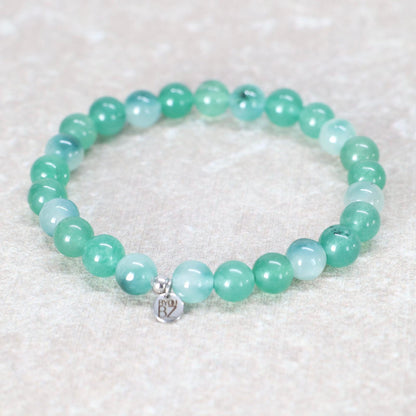 SLOW TULUM | kwarts en agaat armband | 8mm | Relaxed Fit
