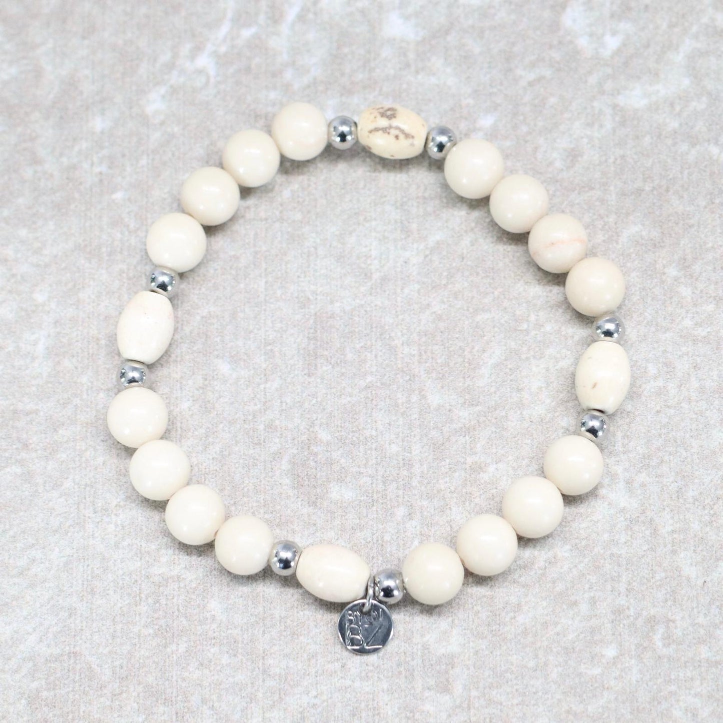 IVORY COAST | Howliet armband | 6mm | Small Fit