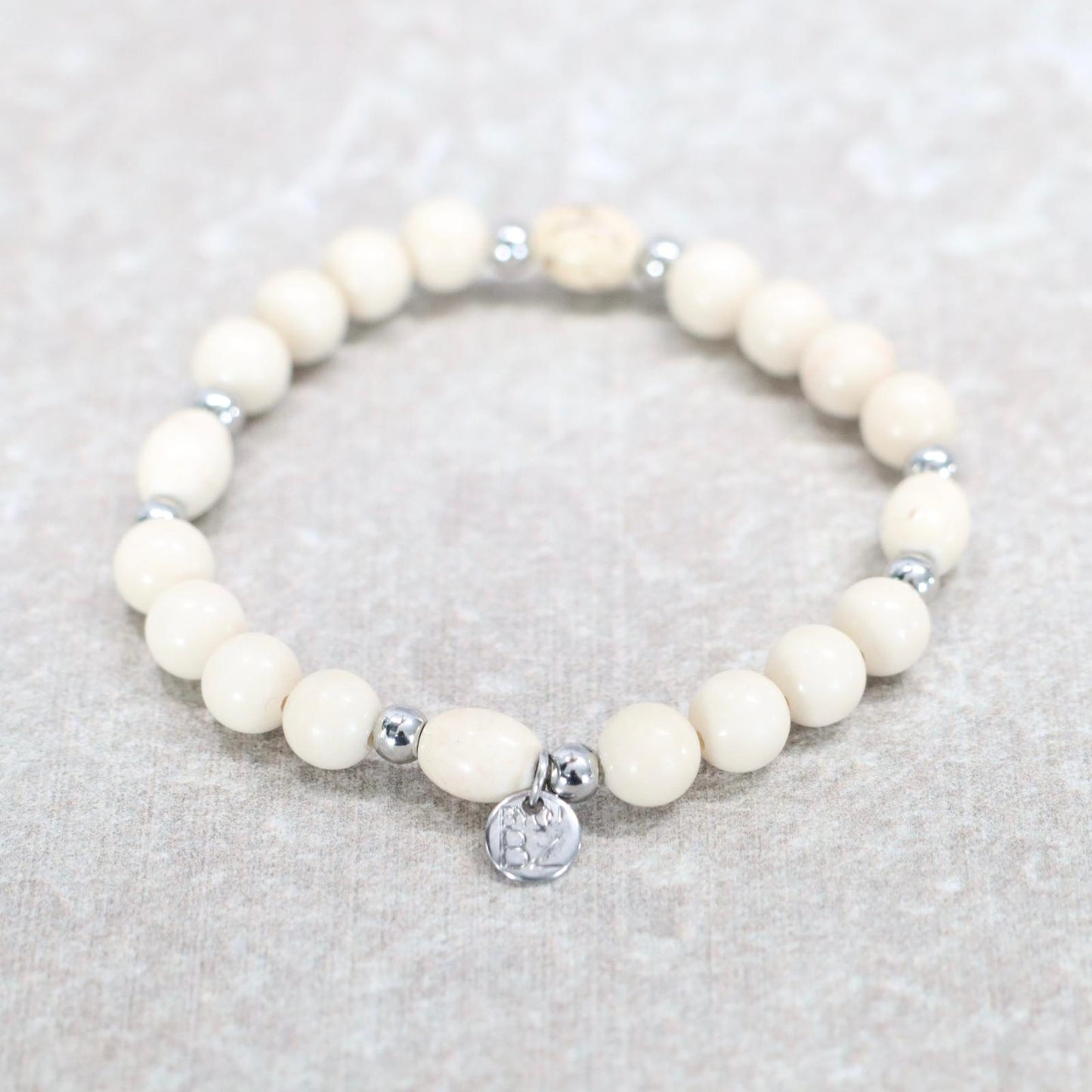 IVORY COAST | Howliet armband | 6mm | Small Fit