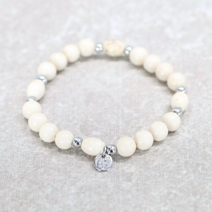 IVORY COAST | Howliet armband | 6mm | Small Fit