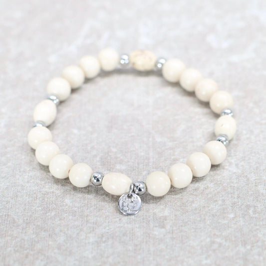 IVORY COAST | Howliet armband | 6mm | Small Fit