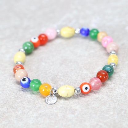 RIO VIBES | Natuursteen armband mix| 6mm | Small Fit