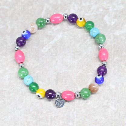 COPACABANA VIBES | Natuursteen armband mix | 6mm | Small Fit