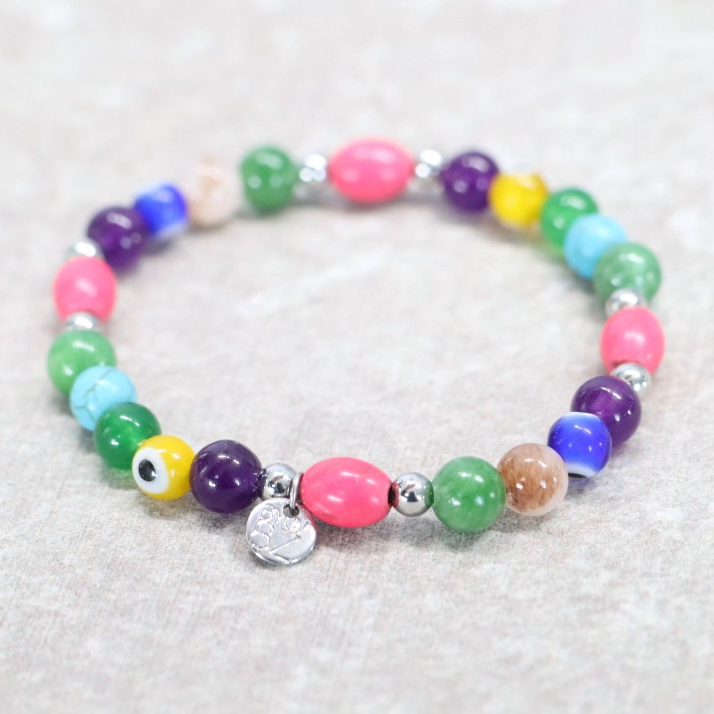 COPACABANA VIBES | Natuursteen armband mix | 6mm | Small Fit