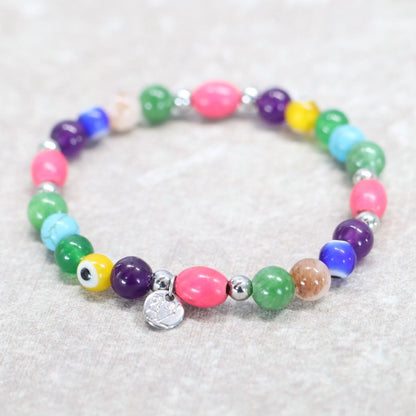 COPACABANA VIBES | Natuursteen armband mix | 6mm | Small Fit