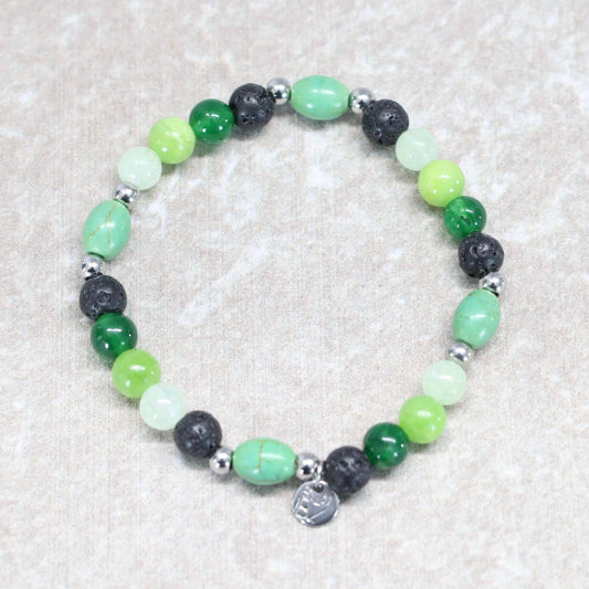 MADEIRA GROVE | Natuursteen armband mix | 6mm | Small Fit